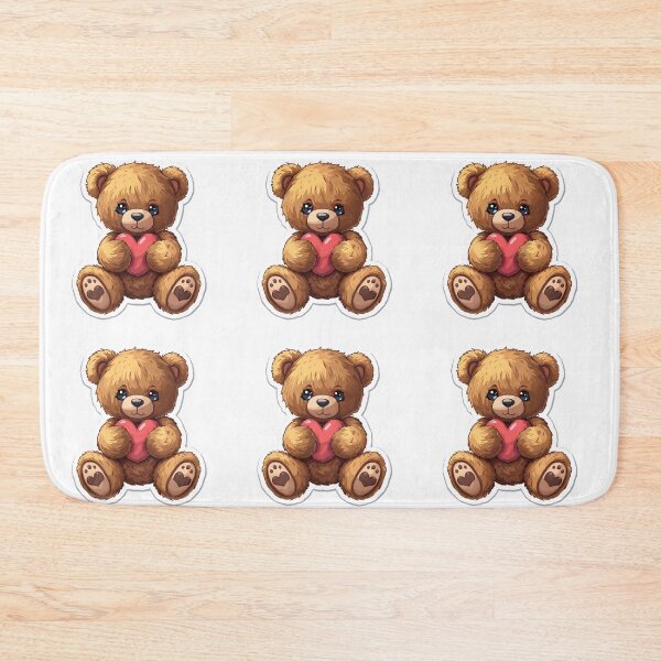 Item preview, Sweet Teddy Bear Valentine Sticker designed and sold by Teewave-Ashish.