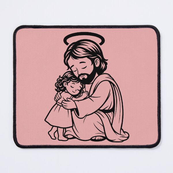 Item preview, Jesus with Little Girl designed and sold by theartfulaspie.