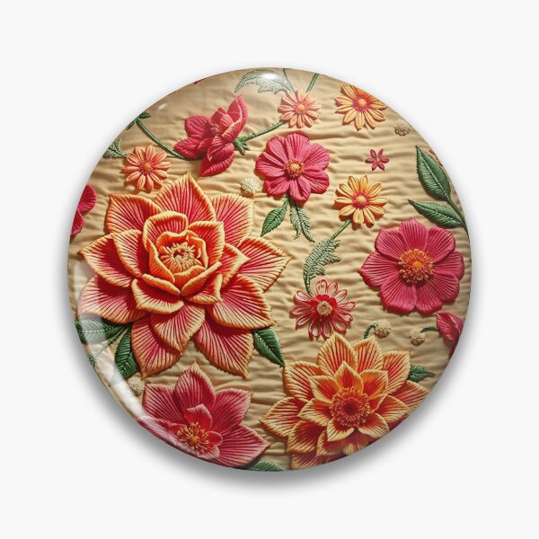 Item preview, Sculpted Floral Textile designed and sold by Sachie's Studio.