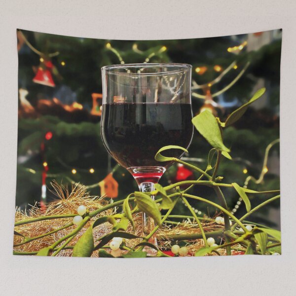 Item preview, Wine and Mistletoe designed and sold by Murph's Images.