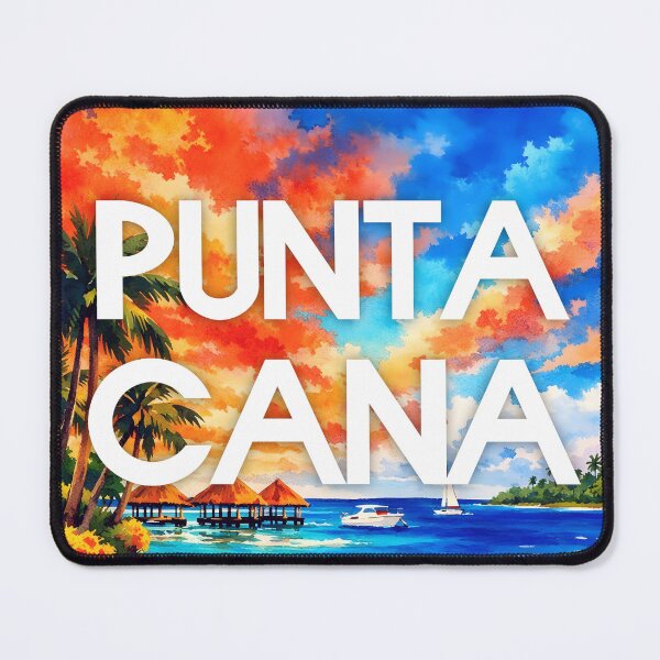 Item preview, Punta Cana, La Altagracia, Dominican Republic – Watercolor Beach Poster designed and sold by Sea Gem.