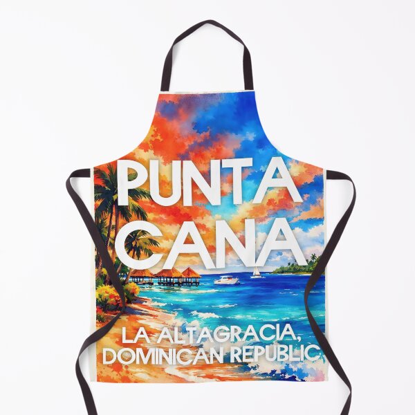 Item preview, Punta Cana, La Altagracia, Dominican Republic – Watercolor Beach Poster designed and sold by Sea Gem.