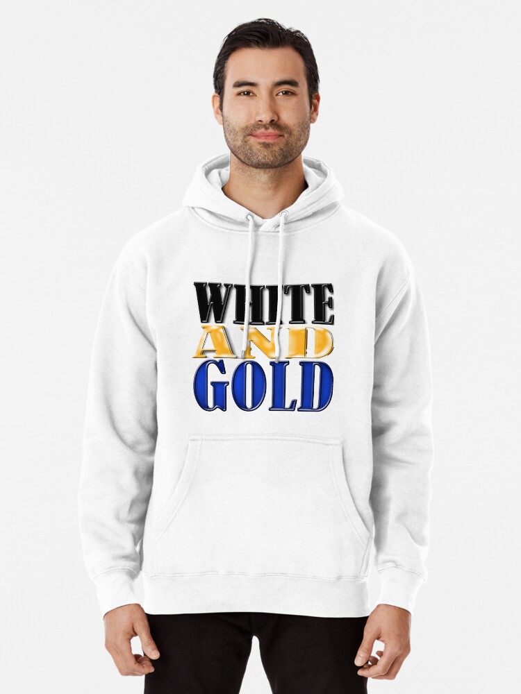 White and clearance gold hoodie mens