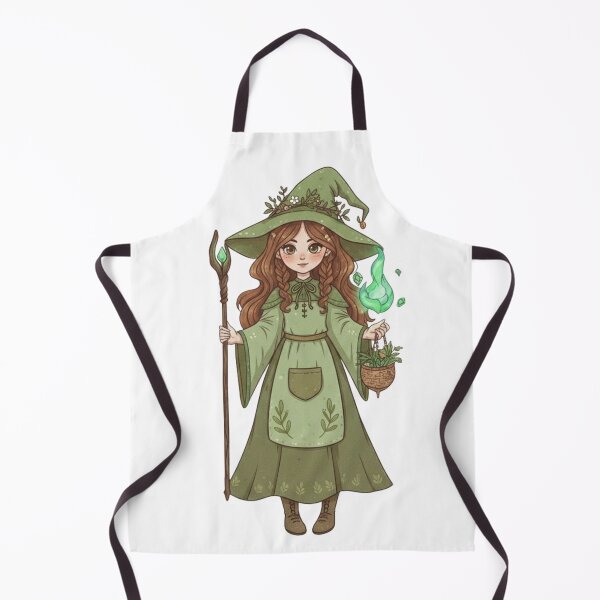 Item preview, Green Witch – Botanical Magic, Earth Energy & Nature Witch Aesthetic designed and sold by CosmicCutouts.