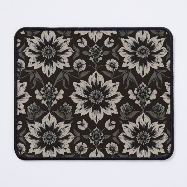 Item preview, Gray Floral Pattern designed and sold by Sachie's Studio.