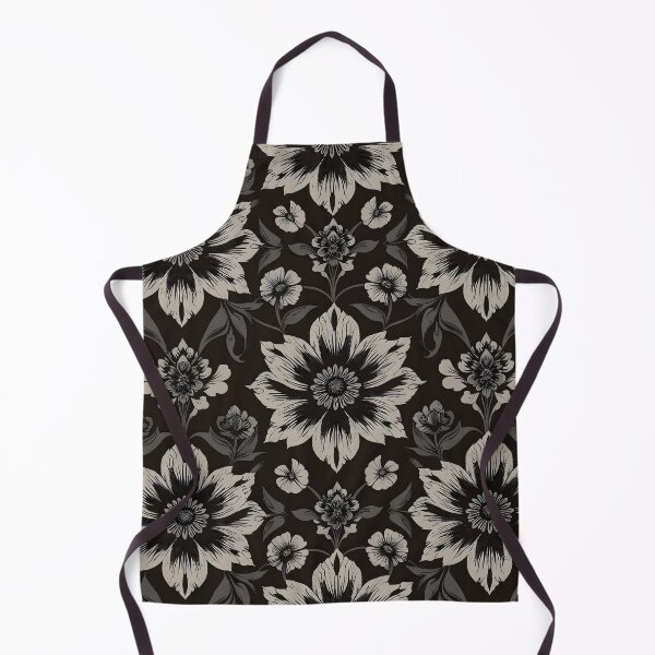 Item preview, Gray Floral Pattern designed and sold by Sachie's Studio.