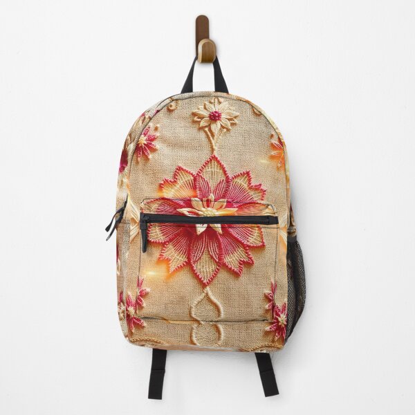 Item preview, Floral Embroidery with Radiant Light Floral Embroidery designed and sold by Sachie's Studio.