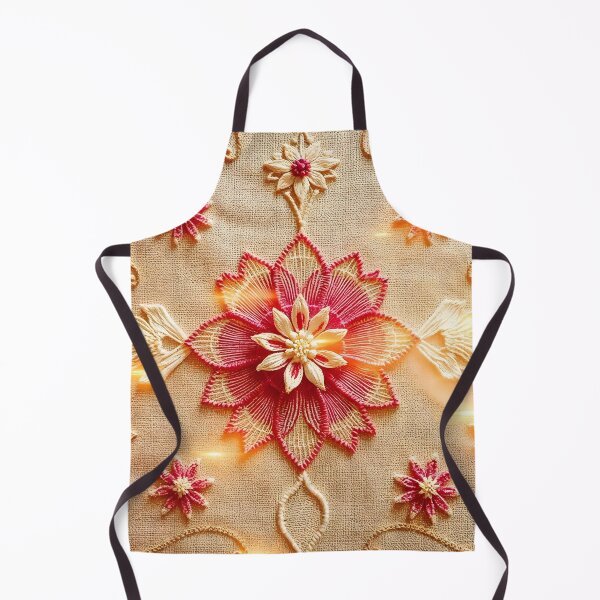Item preview, Floral Embroidery with Radiant Light Floral Embroidery designed and sold by Sachie's Studio.