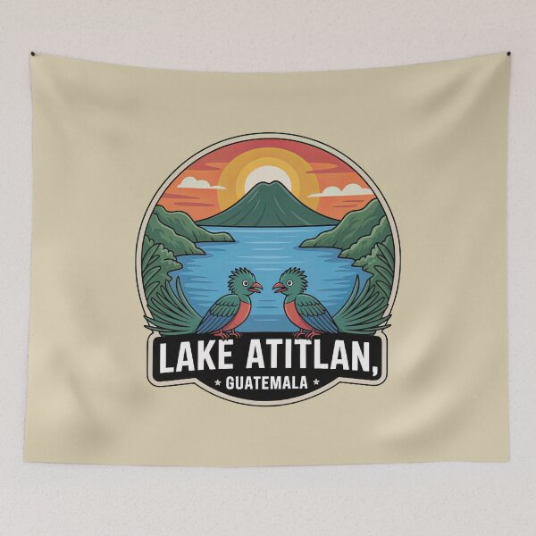 Item preview, Lake Atitlan, Guatemala designed and sold by Pixel-Lair.