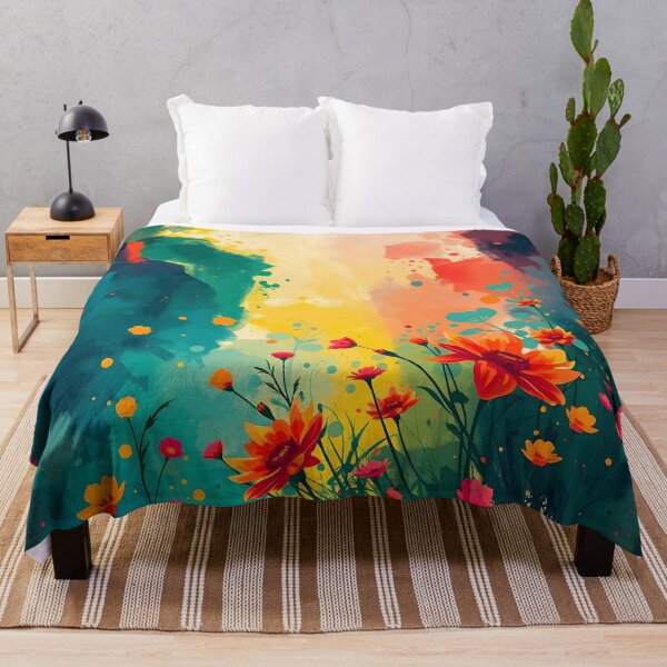 Item preview, Vibrant Floral Abstract designed and sold by Sachie's Studio.
