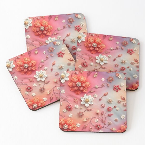 Item preview, Ethereal Floral Embroidery designed and sold by Sachie's Studio.