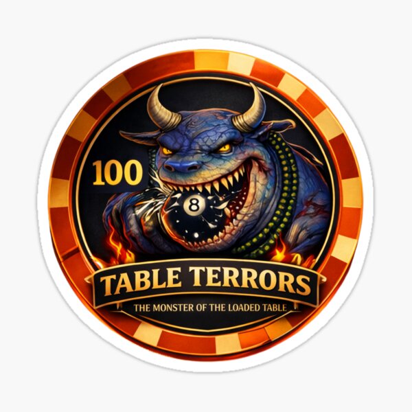 Item preview, Lomis $100 Chip – Monster of the Loaded Table designed and sold by MACodDesigns.