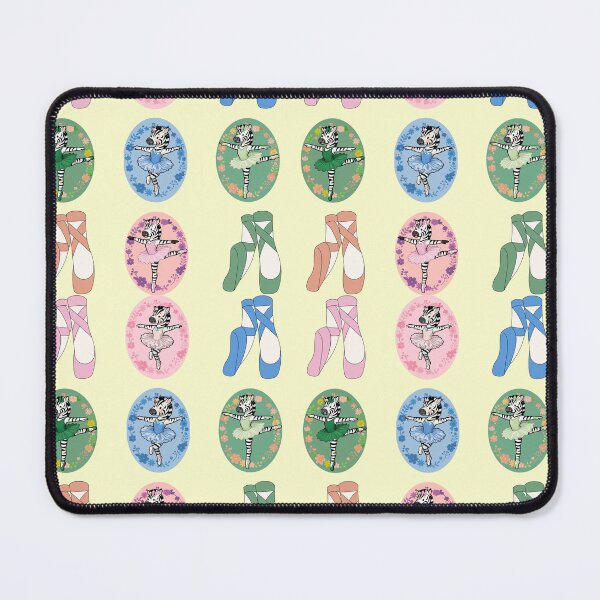 Item preview, Zebra Ballerina Pattern – Cute Ballet Animal Repeat Design designed and sold by ZebraDazzleDesigns.