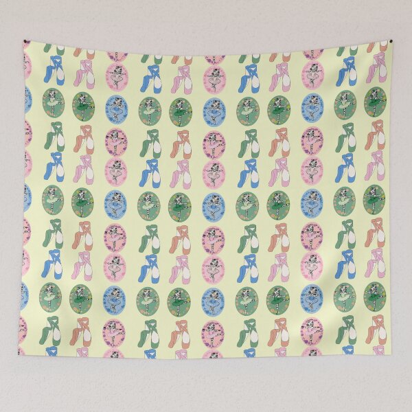 Item preview, Zebra Ballerina Pattern – Cute Ballet Animal Repeat Design designed and sold by ZebraDazzleDesigns.