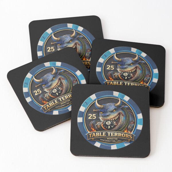 Item preview, Lomis $25 Chip – Blue Table Terrors Casino Token designed and sold by MACodDesigns.