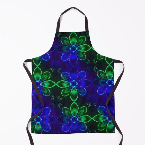 Item preview, Blue and Green Striped Floral Pattern designed and sold by Sachie's Studio.