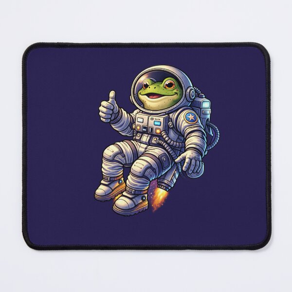 Item preview, Astronaut frog in space designed and sold by FroggyOnly.