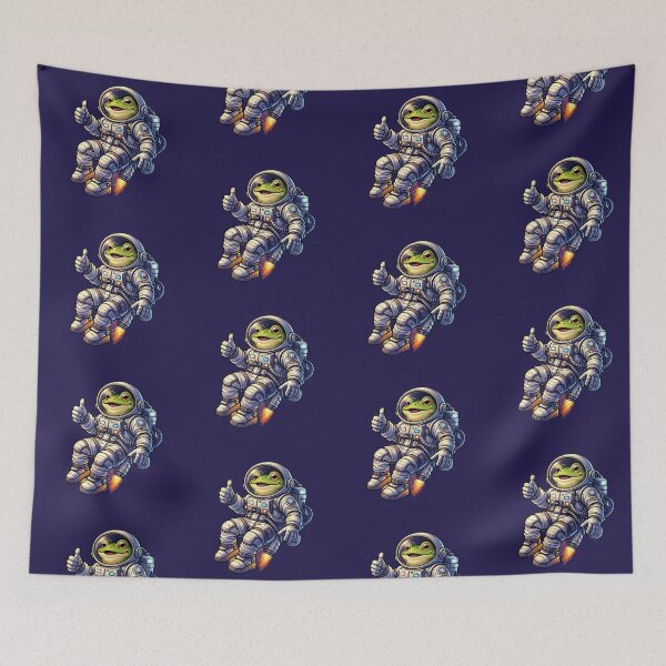 Item preview, Astronaut frog in space designed and sold by FroggyOnly.