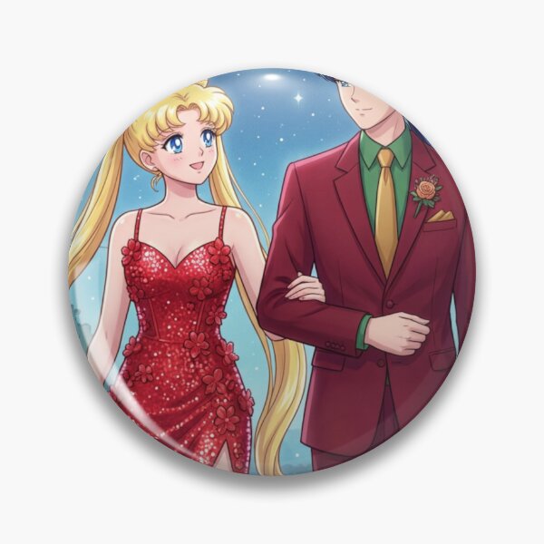 Item preview, Usagi and Seiya on a Valentine's Date designed and sold by Solace Sparkles.