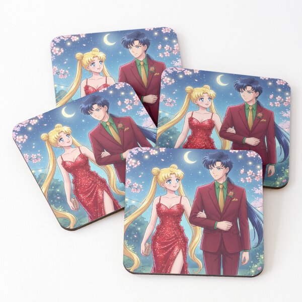 Item preview, Usagi and Seiya on a Valentine's Date designed and sold by Solace Sparkles.