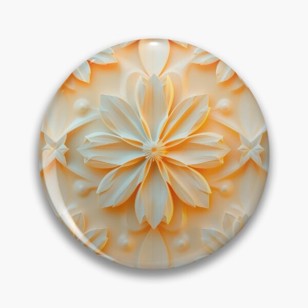 Item preview, Bas Relief Floral Pattern designed and sold by Sachie's Studio.