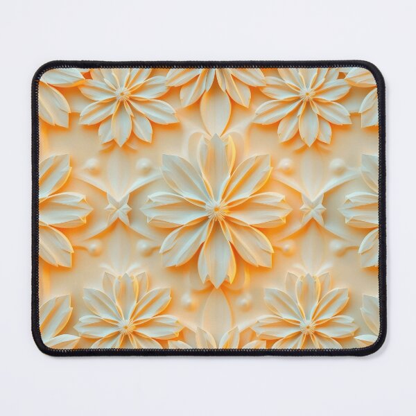 Item preview, Bas Relief Floral Pattern designed and sold by Sachie's Studio.