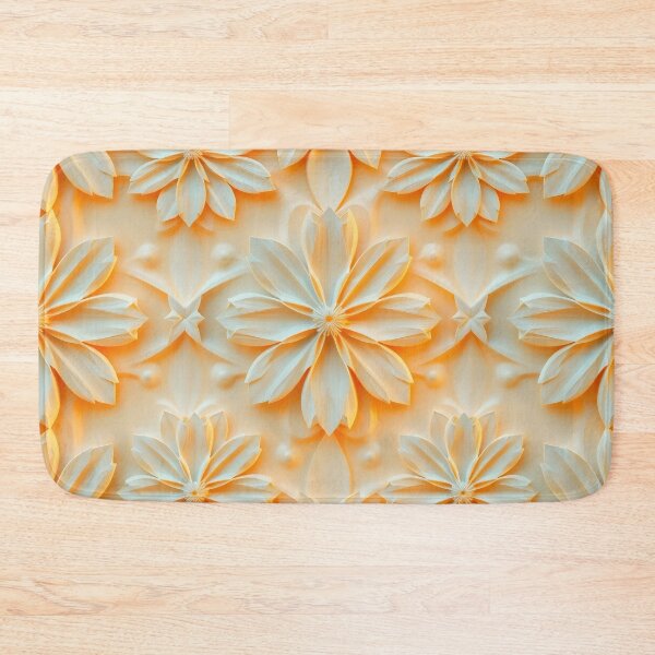 Item preview, Bas Relief Floral Pattern designed and sold by Sachie's Studio.