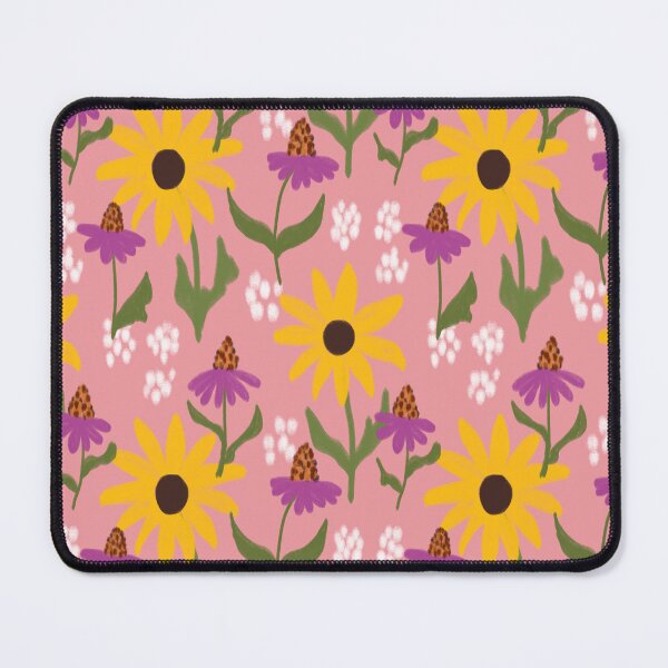 Item preview, Pastel Wildflowers Coneflowers and Susans designed and sold by RepeatCandy.