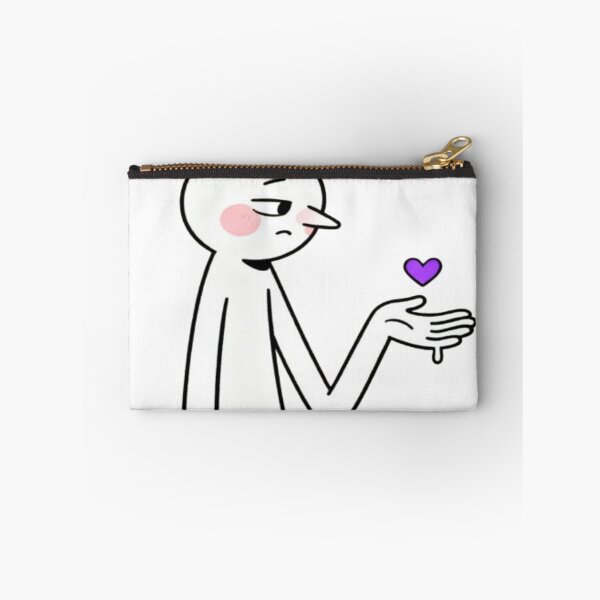 Item preview, Melting Heart – Minimalist Cartoon Figure Offering Love designed and sold by Cristhian Almanza.