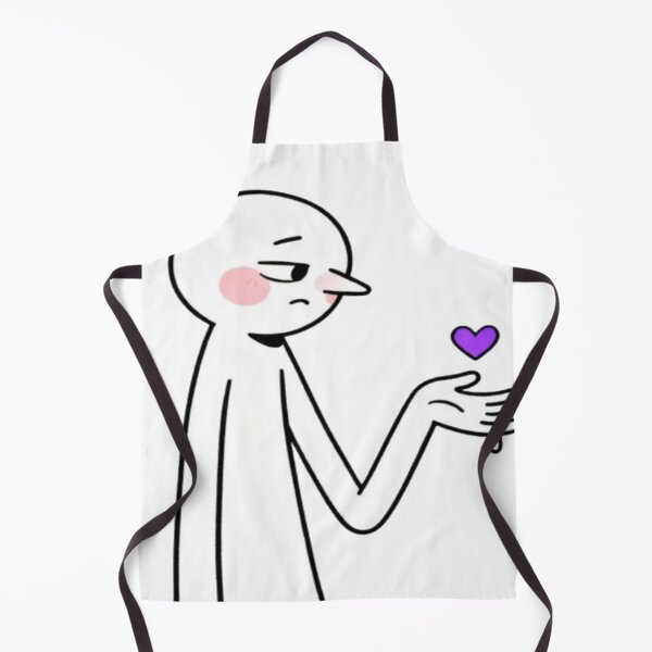 Item preview, Melting Heart – Minimalist Cartoon Figure Offering Love designed and sold by Cristhian Almanza.
