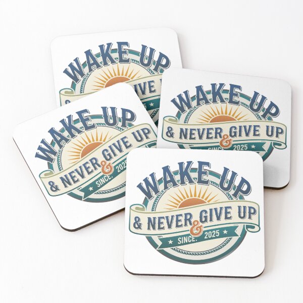 Item preview, WAKE UP & NEVER GIVE UP designed and sold by WAKEUP!.