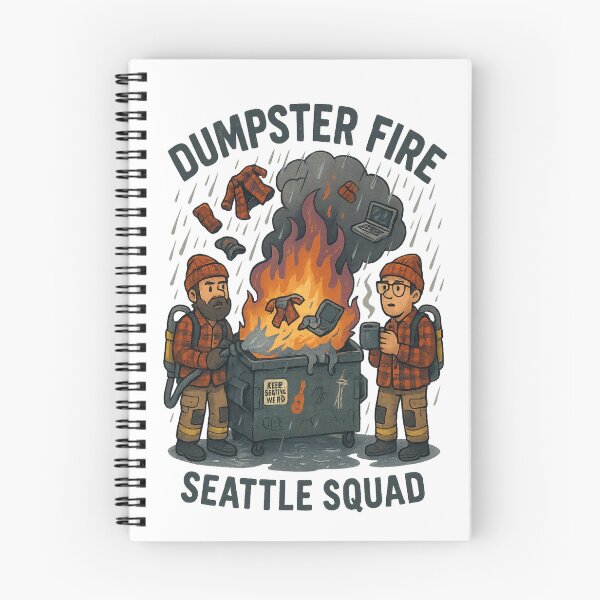 Item preview, Seattle Dumpster Fire Response Unit – Sarcastic Meme Leader Edition  designed and sold by Globalcitytees.