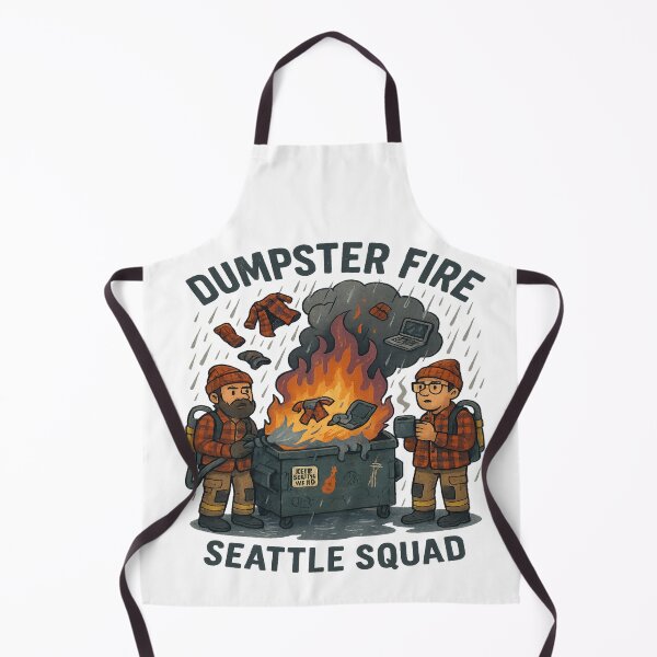 Item preview, Seattle Dumpster Fire Response Unit – Sarcastic Meme Leader Edition  designed and sold by Globalcitytees.