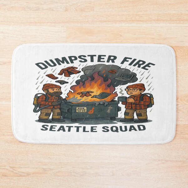 Item preview, Seattle Dumpster Fire Response Unit – Sarcastic Meme Leader Edition  designed and sold by Globalcitytees.
