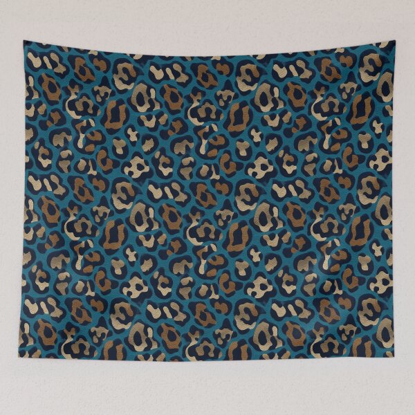 Item preview, Dark-Hued Leopard Textile  - Wildlife Print  - Christmas Gift Ideas designed and sold by RoyalStarsPatts.