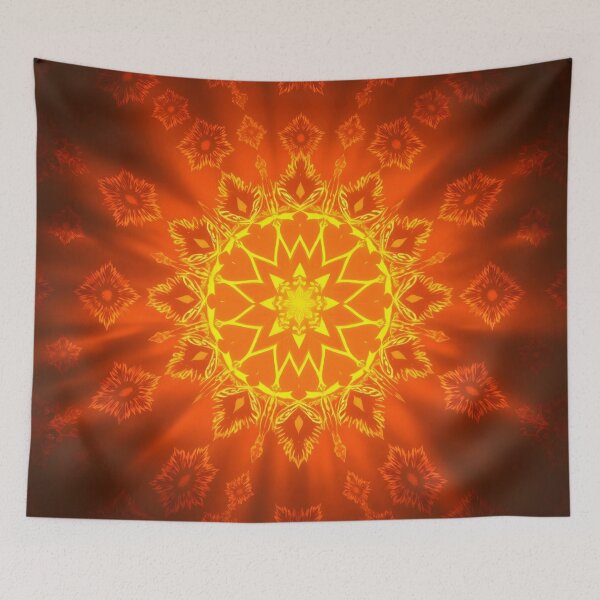 Item preview, Glowing Radial Floral Glowing designed and sold by Sachie's Studio.