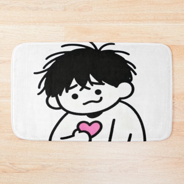 Item preview, Heart in Hand – Cute Cartoon Character with Pink Heart designed and sold by Cristhian Almanza.
