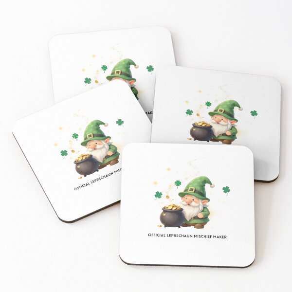 Item preview, “Official Leprechaun Mischief Maker.”  St Patricks Day Design designed and sold by AnburDesigns.