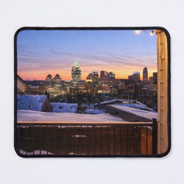 Item preview, Snowy city rooftop view  designed and sold by SabbySplendor.