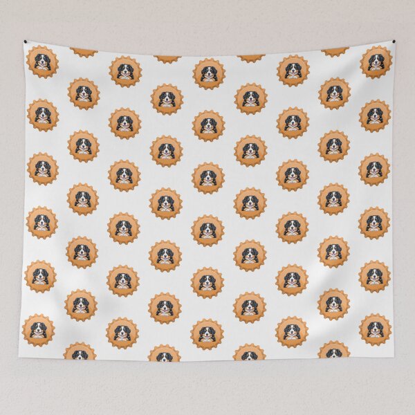 Item preview, Baby Bernese Mountain Dog on a Bottle Cap designed and sold by ValsCrazyCats.