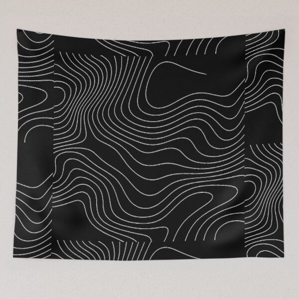 Item preview, Minimalist Topographic Line Art - Modern Organic Design designed and sold by Urban-InkStudio.