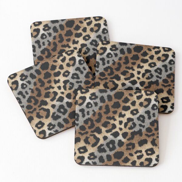 Item preview, Vintage Leopard Textile - Wildlife Rescue  - Dad Fathers Day Gifts designed and sold by RoyalStarsPatts.