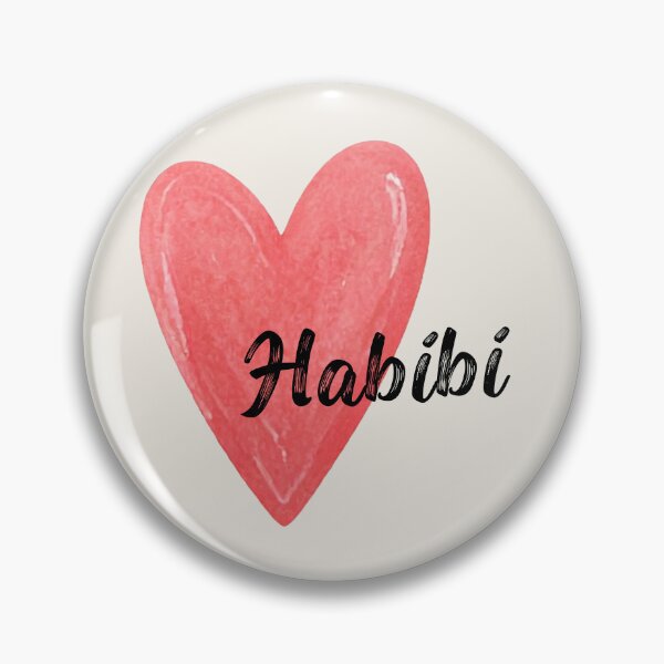 Item preview, Habibi Heart Illustration on off-white/cream designed and sold by yara.lahdo.