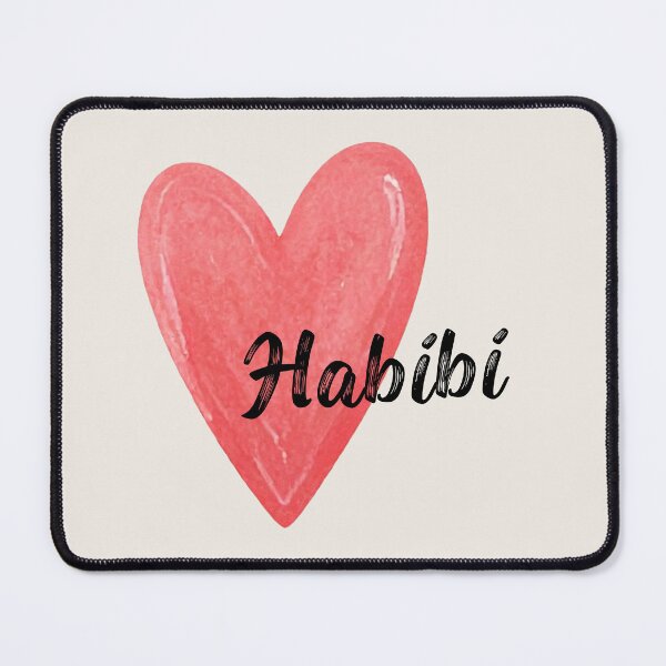 Item preview, Habibi Heart Illustration on off-white/cream designed and sold by yara.lahdo.