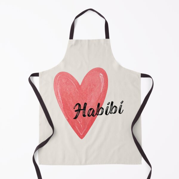 Item preview, Habibi Heart Illustration on off-white/cream designed and sold by yara.lahdo.