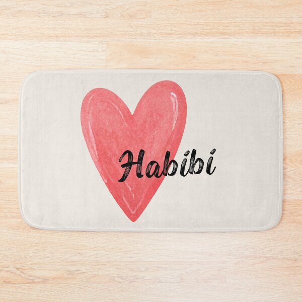 Item preview, Habibi Heart Illustration on off-white/cream designed and sold by yara.lahdo.