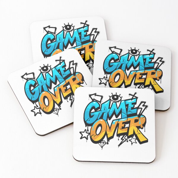 Item preview, Game Over? Never. designed and sold by GamerLife31.