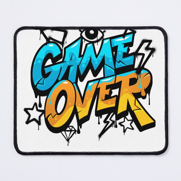 Item preview, Game Over? Never. designed and sold by GamerLife31.