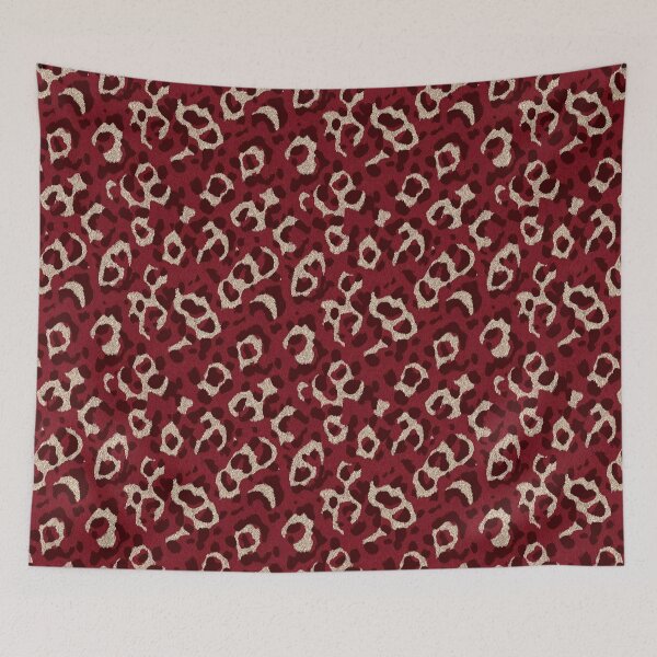 Item preview, Exotic Leopard Textile  - Wildlife Print  - Valentine Gifts For Her designed and sold by RoyalStarsPatts.