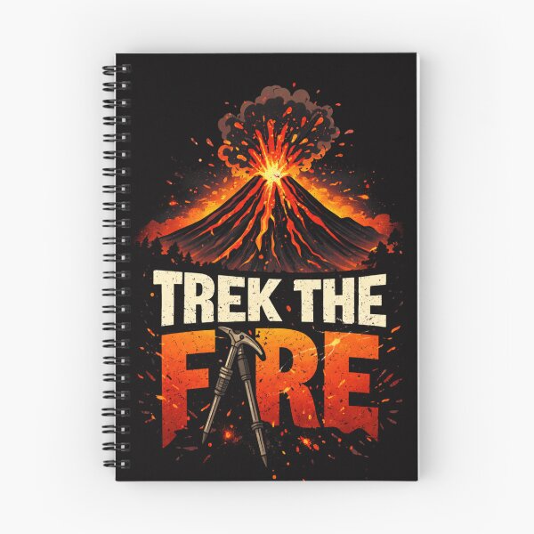 Item preview, Volcano Trek the Fire Shirt – Erupting Lava Mountain Hiking Adventure Tee for Explorers & Geology Lovers designed and sold by Globalcitytees.